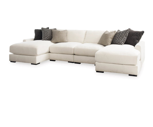 White sectional