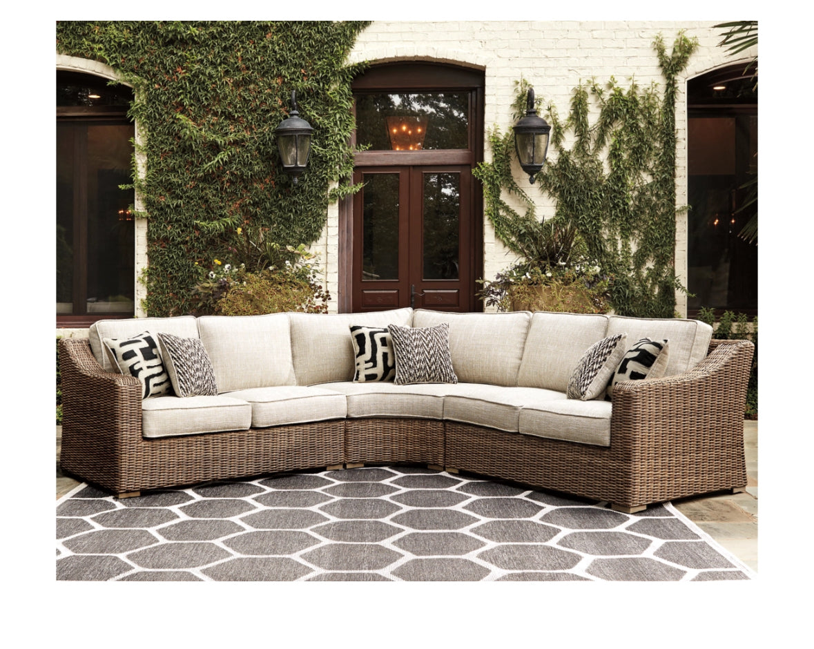 Patio sectional couch